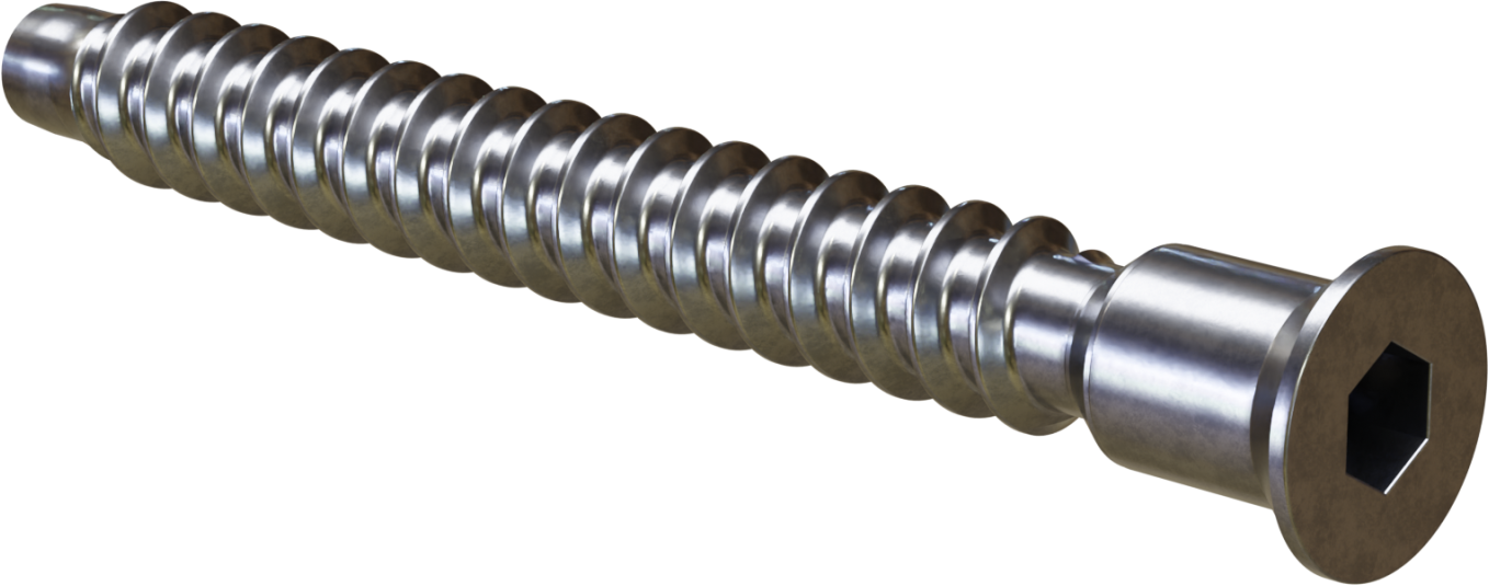 Confirmat screw KOS ø6.4 x 50 mm STALCO KOŚ - 6.4X50